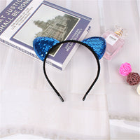 Sequined Cat Ear Headband