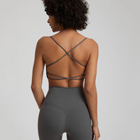 Quick-Dry Stretch Workout Bra Top