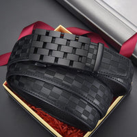 Automatic Leather Buckle Belt