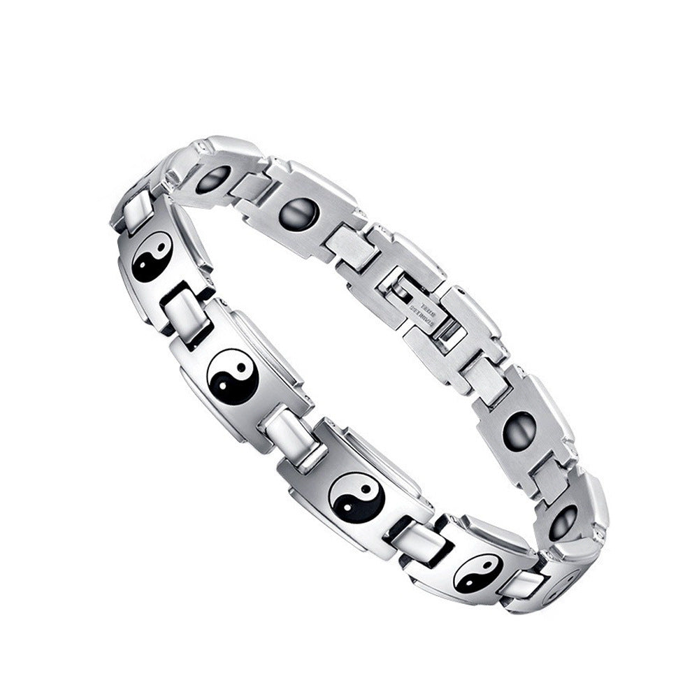 Tai Chi Titanium Steel Bracelet Jewelry