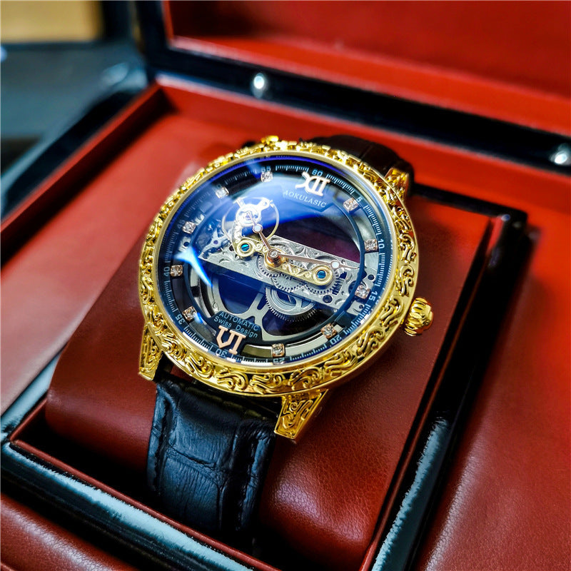 Automatic Mechanical Watch [Double-sided Hollow Waterproof]