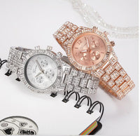Crystal Quartz Analog Wrist Watch