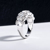 925 Silver Plating 18K Gold Ring
