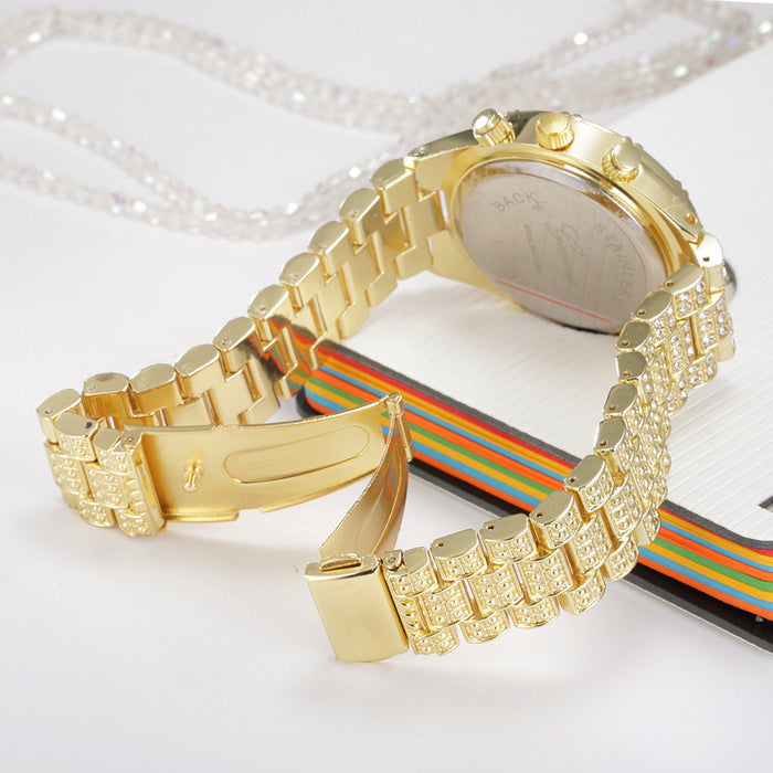 Crystal Quartz Analog Wrist Watch