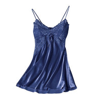 Sexy Lingerie Satin Pajamas Lace Night