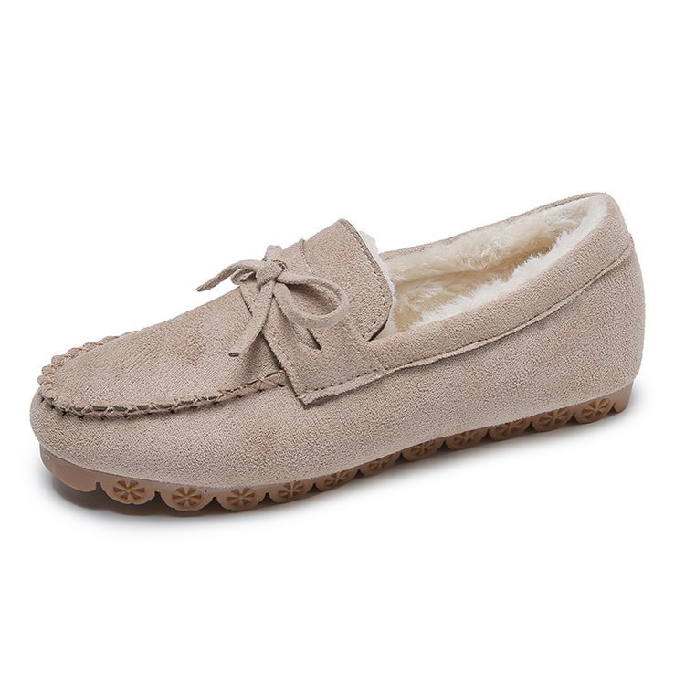 Plus-Size Square-Toe Chunky Snow Boots