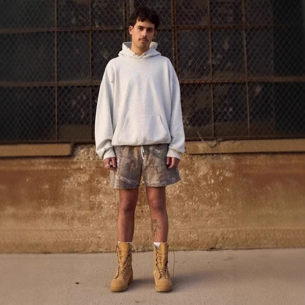 Harajuku Tree Branch Camo-Print Shorts