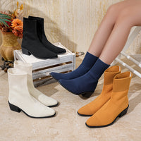 New Style Mid-calf Pointed-toe Boots
