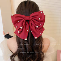 Luxury Star Point Pearl Bow Headdress