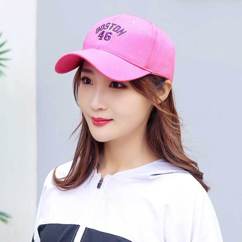 Casual Washed Cotton Fabric Sun Cap