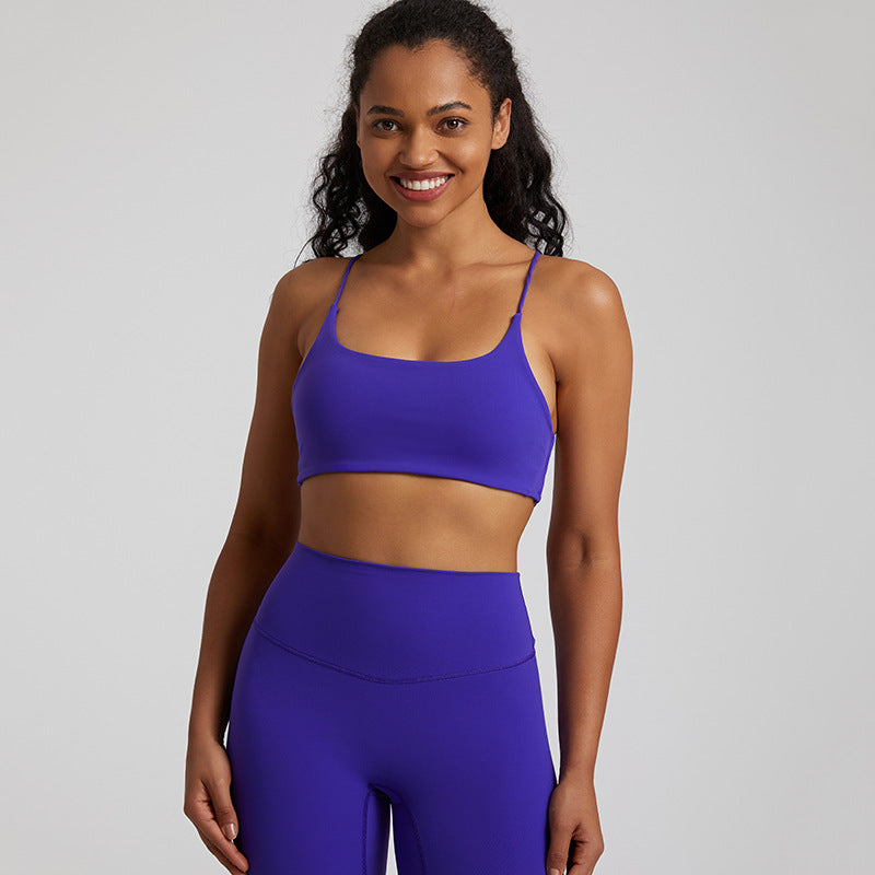 Quick-Dry Stretch Workout Bra Top