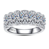 925 Silver Plating 18K Gold Ring