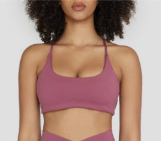 Second-Skin Stretch Yoga Bra Top