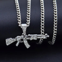 Cool Gothic Gun Shape Pendant