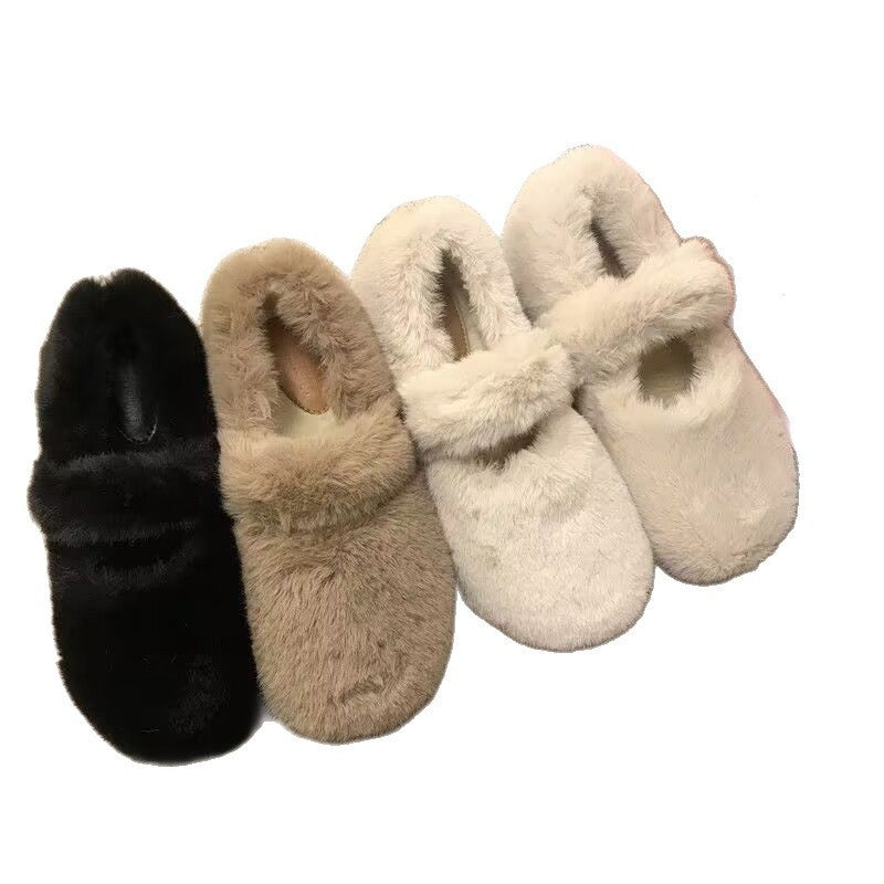 Outerwear Plus-size  Fluffy Shoes