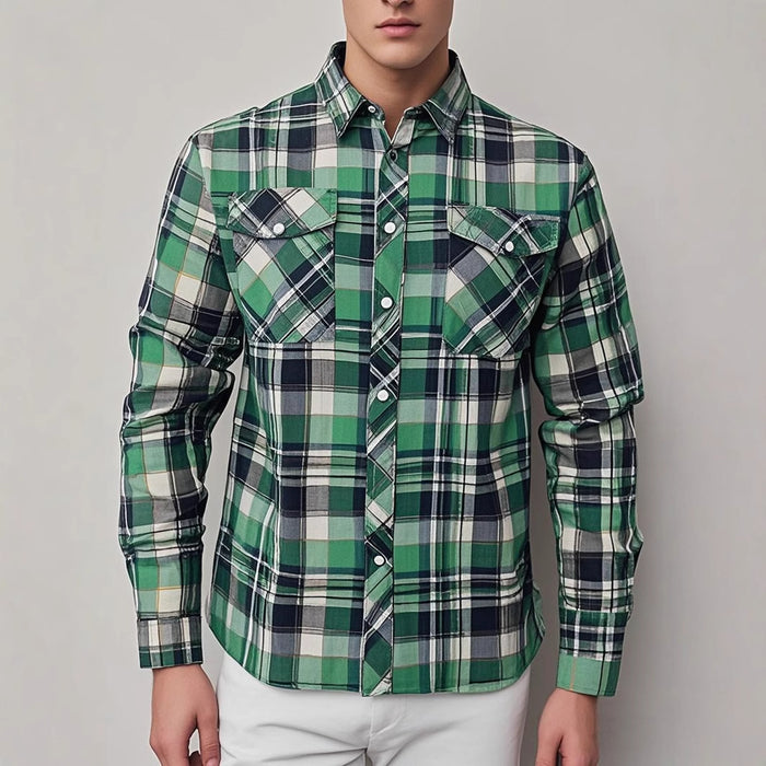 Stylish Long-Sleeve Lapel Shirt