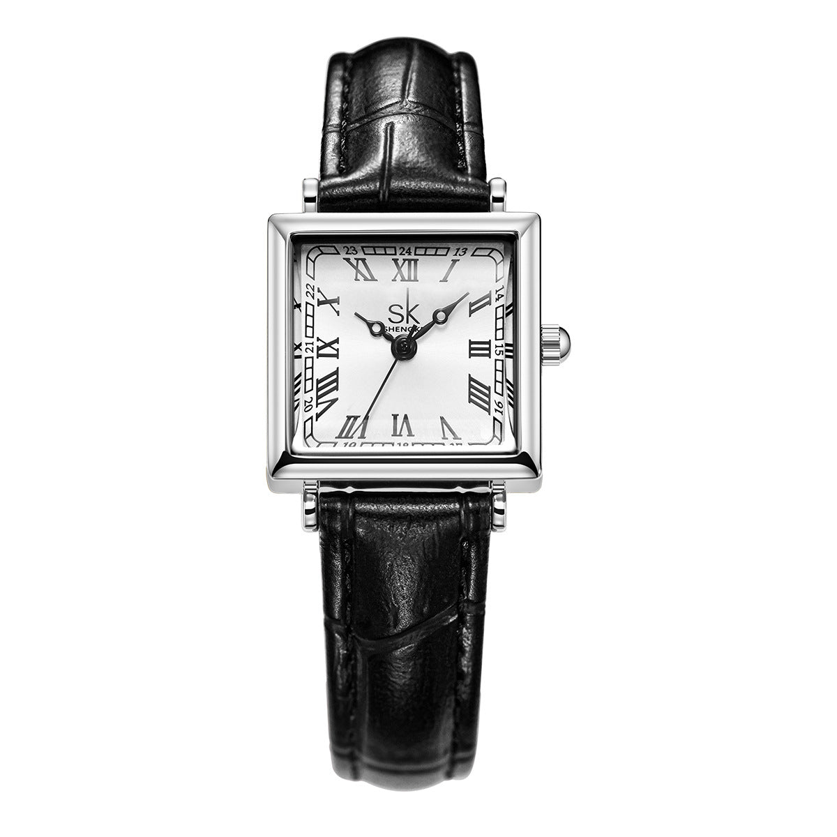 Watch With A Retro-style Small Square Face