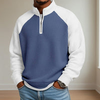 Fashion Color-Block Long-Sleeve