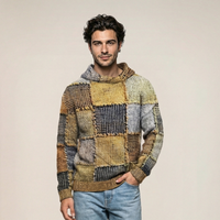 Plaid-Print Hoodie Top