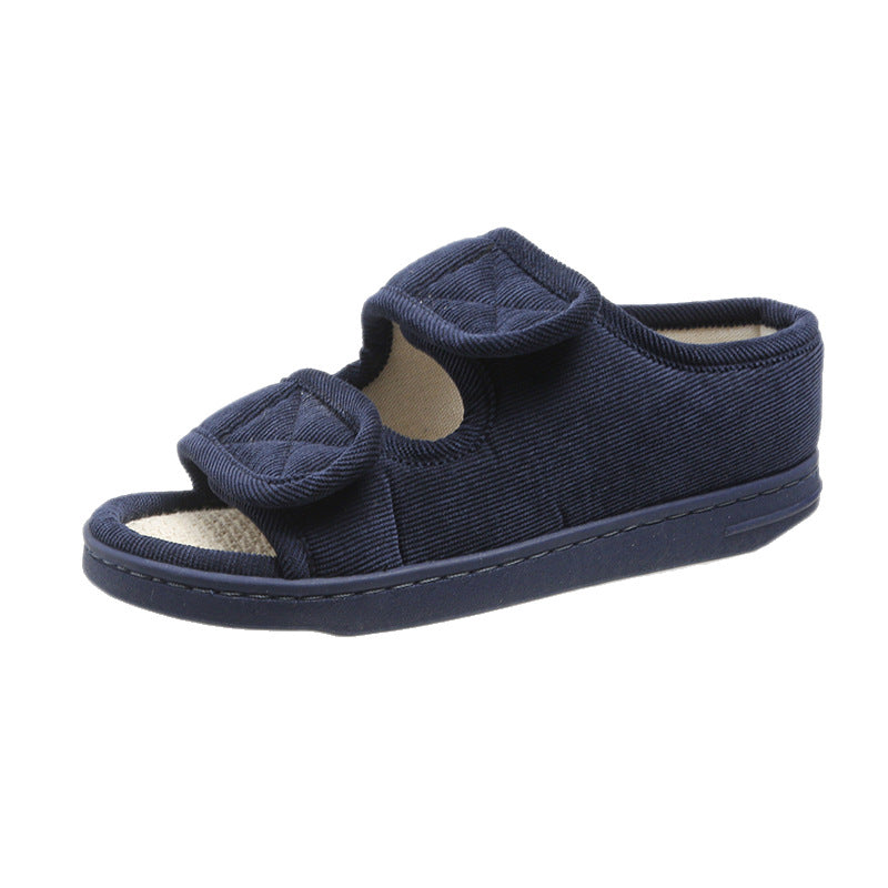 Home Linen Breathable Large Size Cloth Sandals