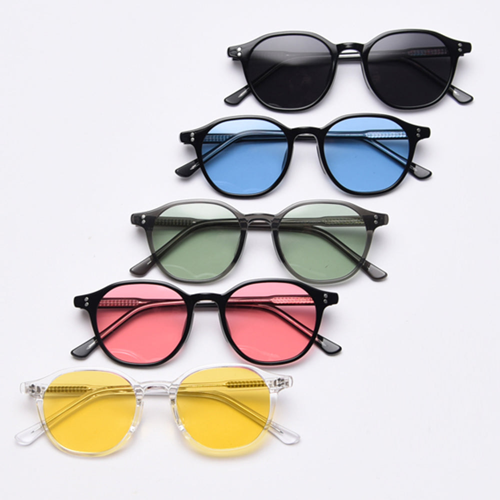 Comfortable Small Round Frame Polarized Sunglasses