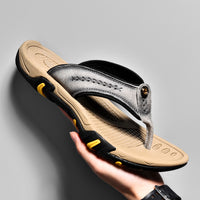 Genuine Leather Flip Flops