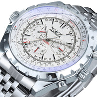 Casual Hollow Multi-function Mechanical Watch