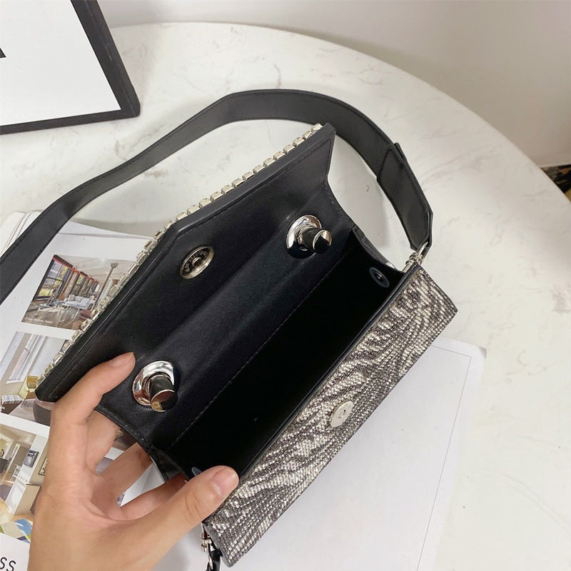 Luxury Leopard Diamonds Handbags