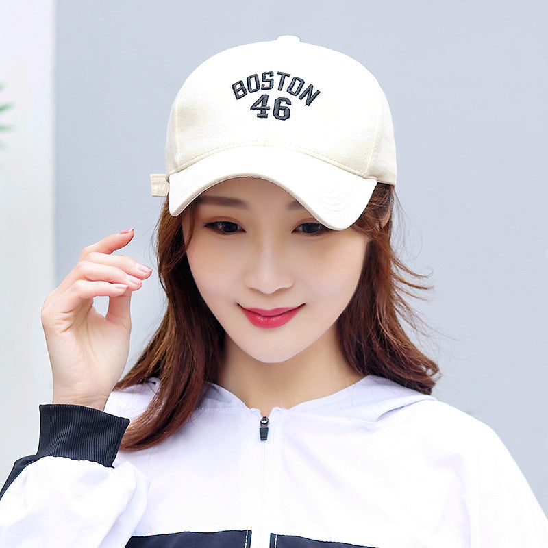 Casual Washed Cotton Fabric Sun Cap