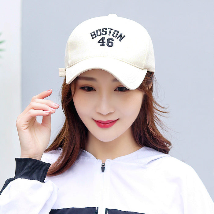 Casual Washed Cotton Fabric Sun Cap