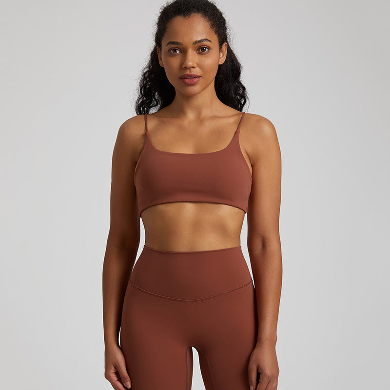 Quick-Dry Stretch Workout Bra Top