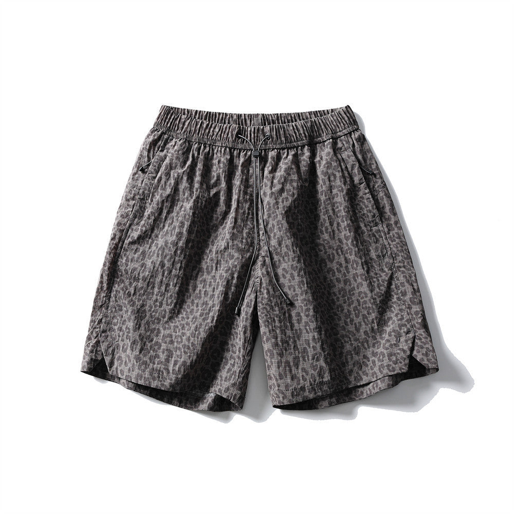 Summer Loose Leopard Print Shorts