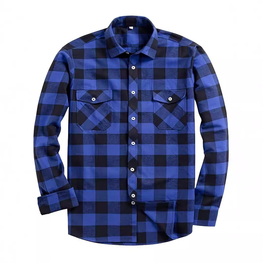 Stylish Long-Sleeve Lapel Shirt