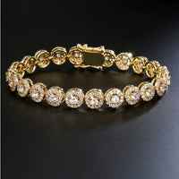Luxury Full Inlaid Zircon Bracelet