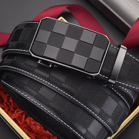 Automatic Leather Buckle Belt