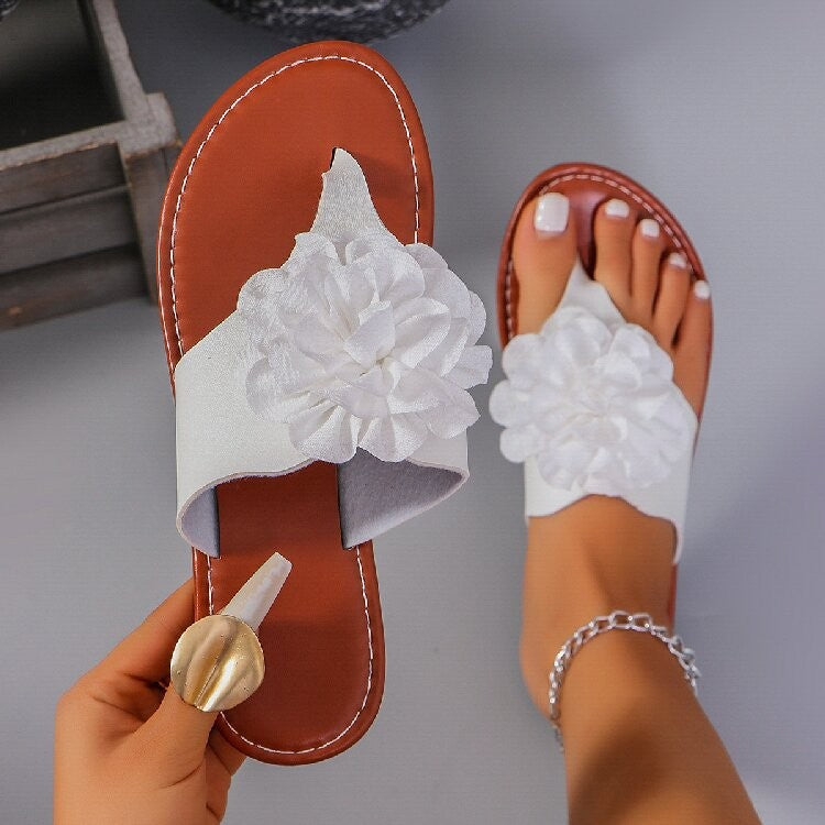 Sweet Flower Casual Versatile Beach Sandals
