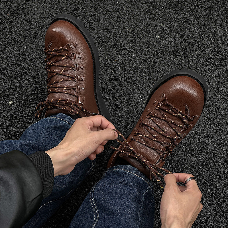 Edgy And Stylish Leather Shoes