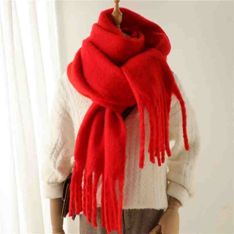 Winter Scarves Cashmere Keep Warm