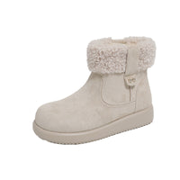 Retro Warm Fuzzy Cotton Shoes