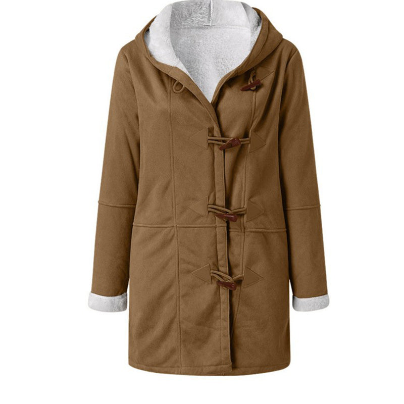 Duffle Toggle Coat Hooded Jacket