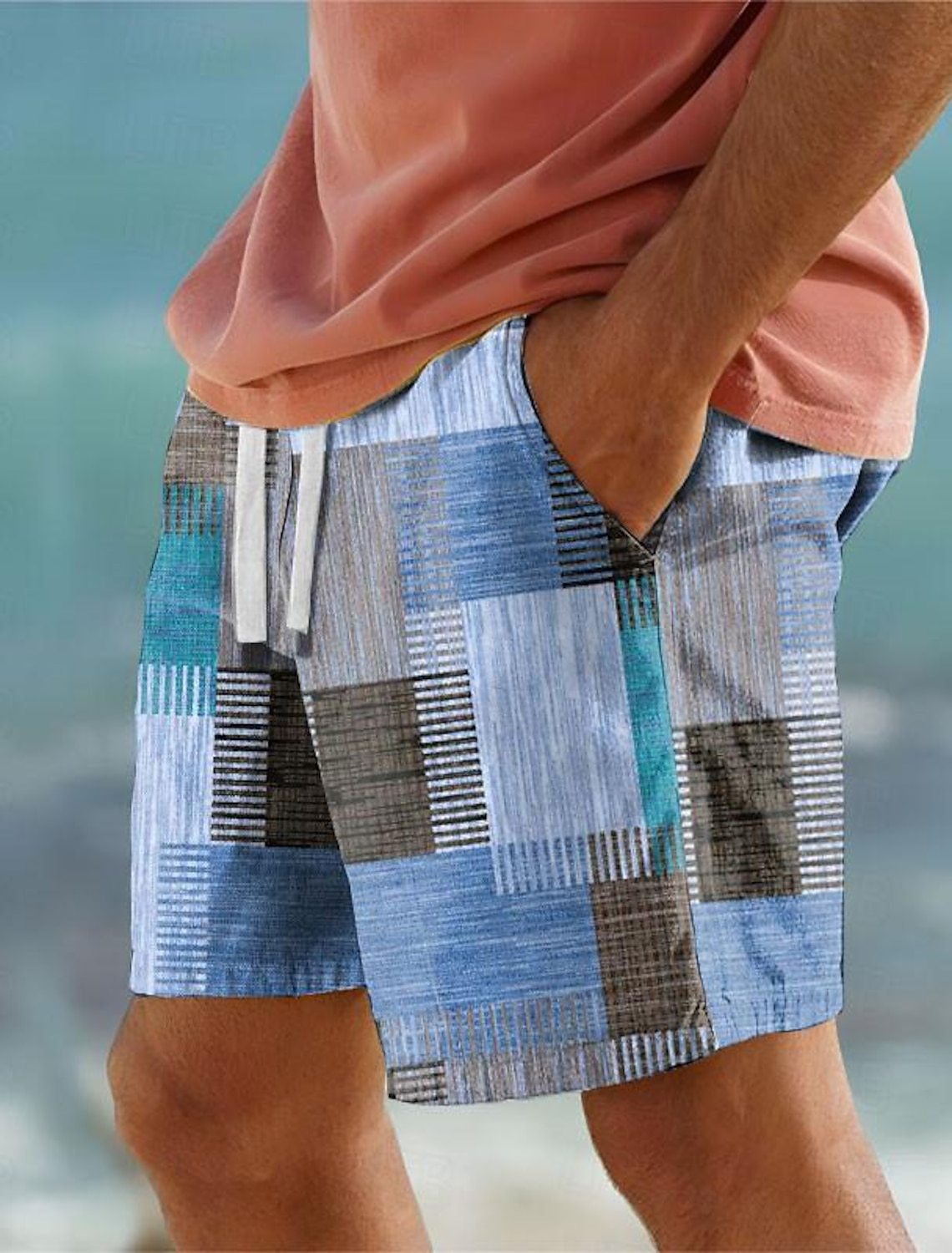 Trendy Digital Printing Casual Shorts