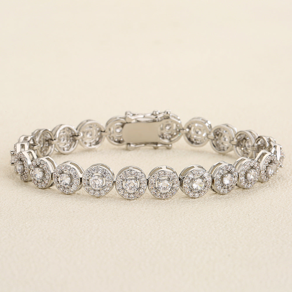 Luxury Full Inlaid Zircon Bracelet