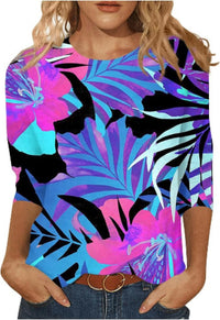 Comfortable Casual Crew-neck T-shirt