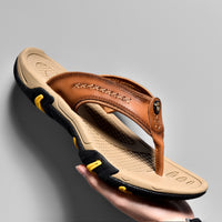 Genuine Leather Flip Flops