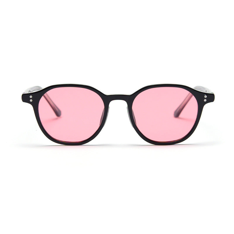 Comfortable Small Round Frame Polarized Sunglasses