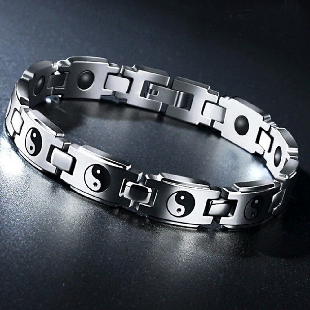 Tai Chi Titanium Steel Bracelet Jewelry