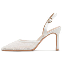 Hollow Bead High-heeled Sandals