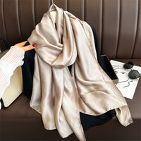 Pure Color Simple Long Scarves