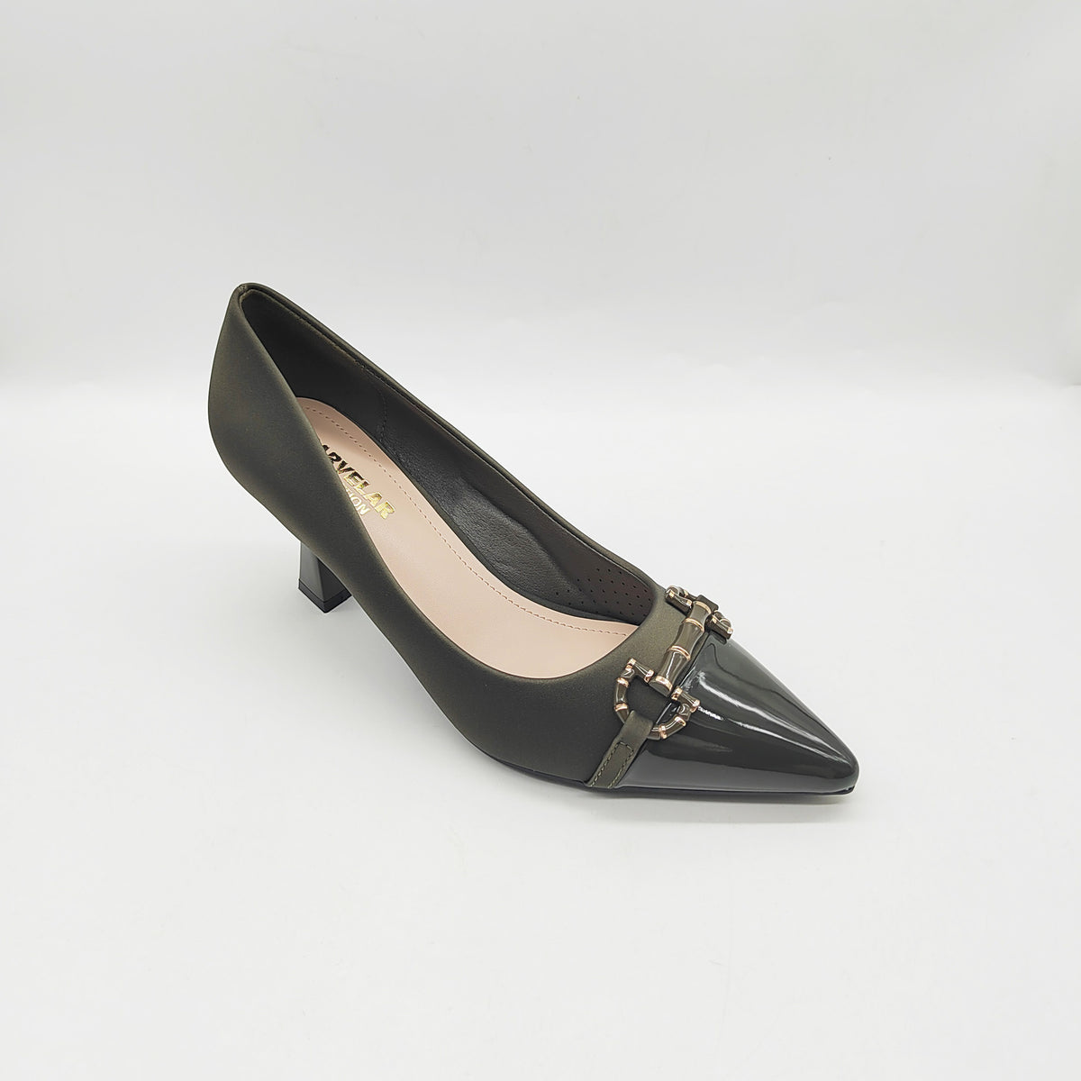 Exquisite Leather Belt-buckle Peep-toe Stiletto Pumps