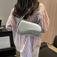 Flap-top Magnetic-clip Shoulder Bag